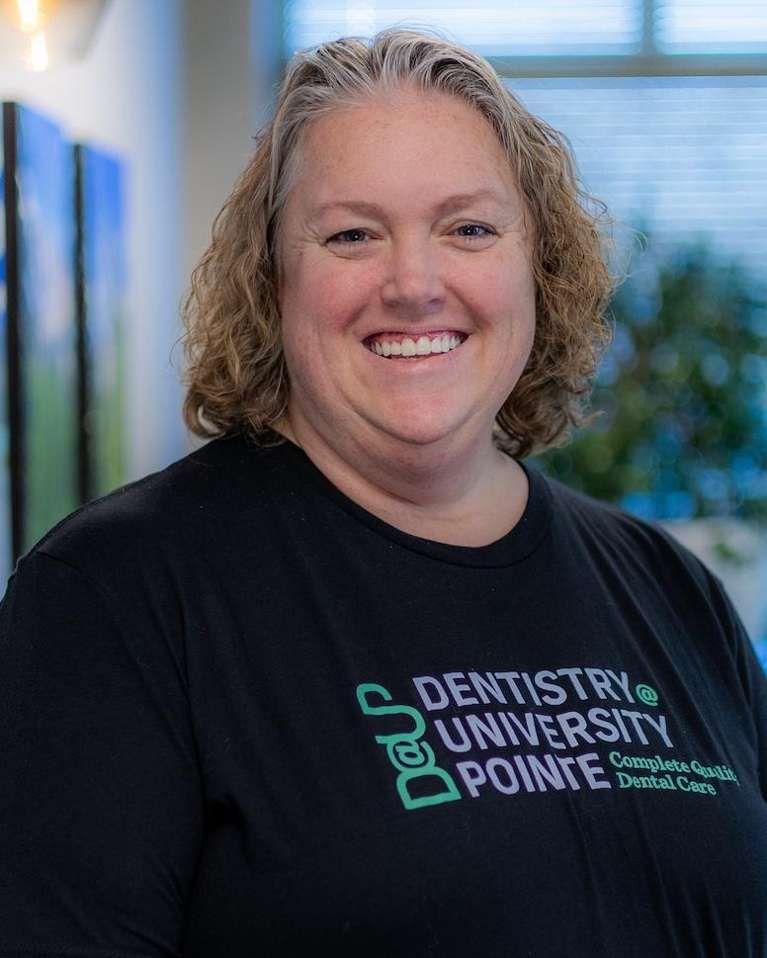 Angie, an office manager at dentistry @ university pointe, west chester oh