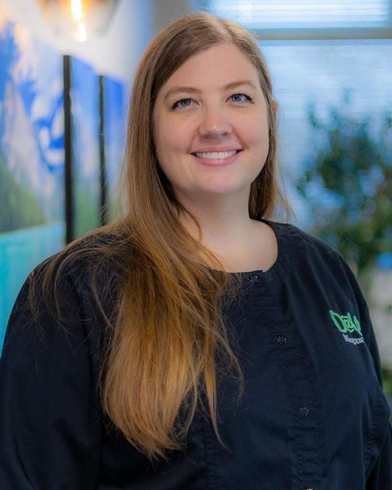 Megan, a dental hygienist at dentistry @ university pointe, west chester oh
