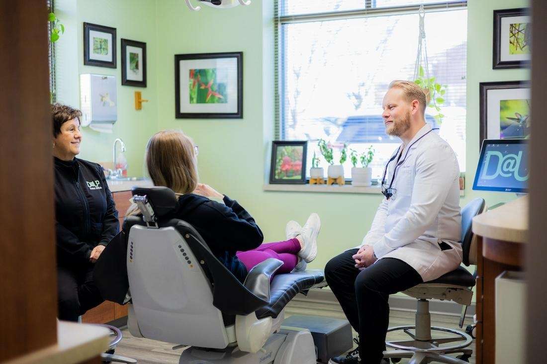 Patient Consultation by Dr. Caesar at dentistry @ university pointe, west chester oh